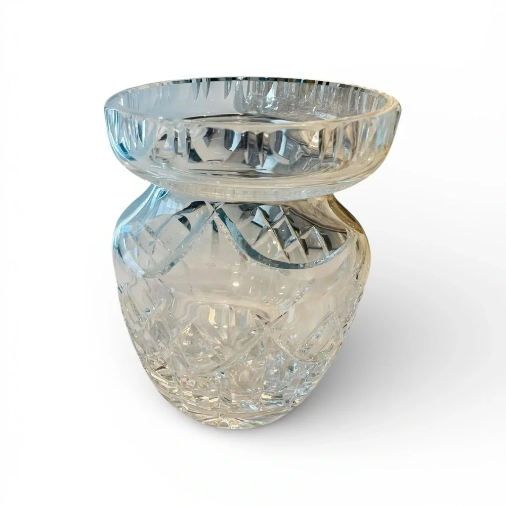 Waterford Crystal Lismore Jam Jelly Condiment Jar 5” Set Of 2